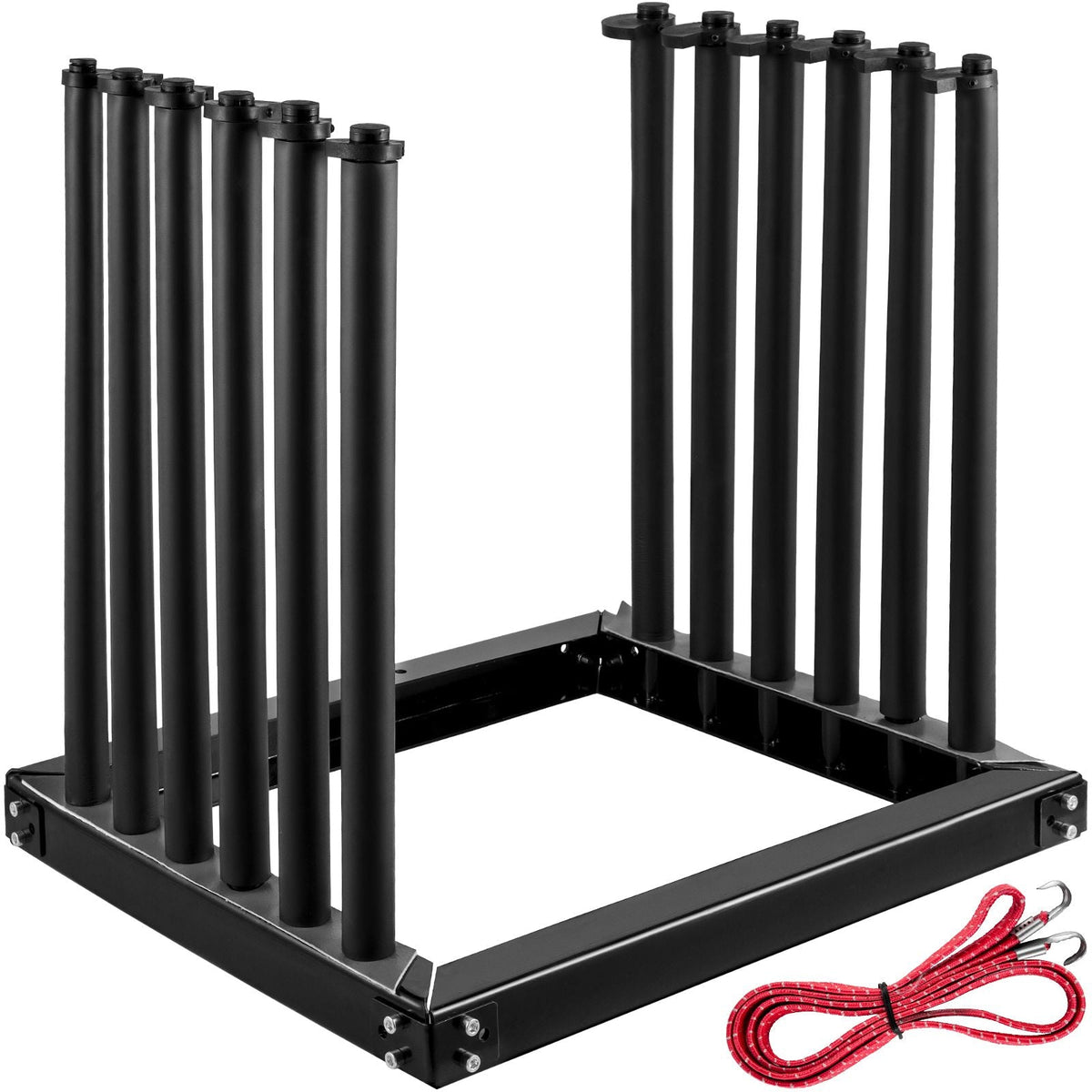 Windshield Rack 5-Lite, Windshield Truck Rack Steel, Windshield Glass Rack 24-Inch Height, Windshield Rack for Truck with PVC Pad & Foam Padding, Glass Rack for Truck, for Glass Transportation
