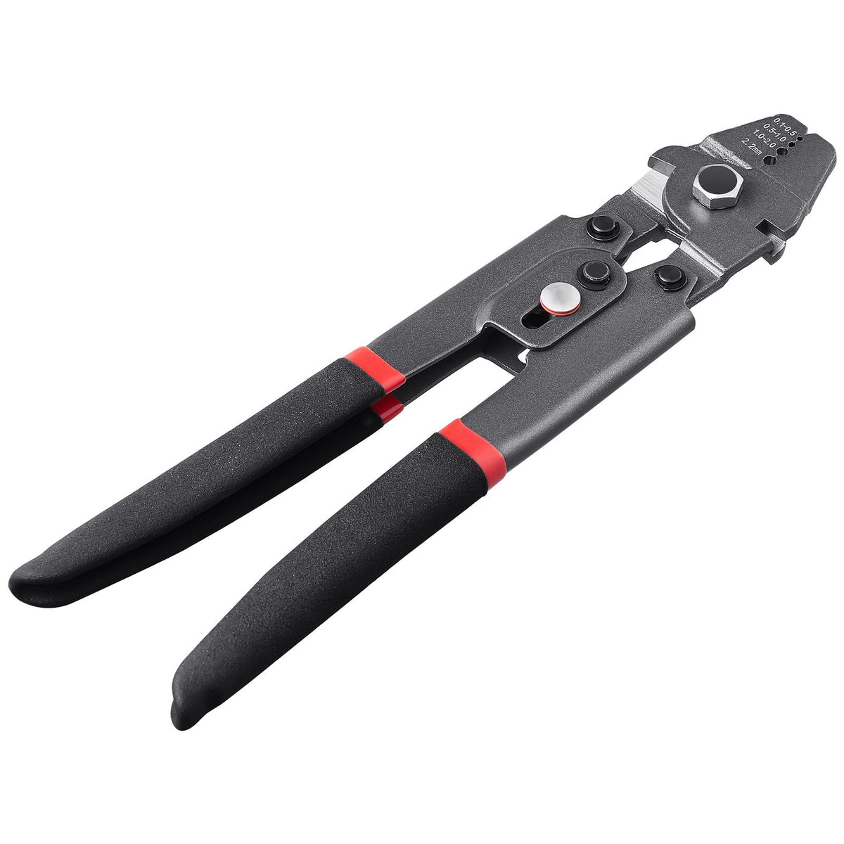 Wire Rope Crimping Tool and Cutter Up To 2.2mm Wire Cable Crimps, 1/64" - 3/32" Crimping Loop Sleeve Kit and 160pcs Aluminum Buckles, Fishing Crimping Tool Wire Rope Thimbles Kit
