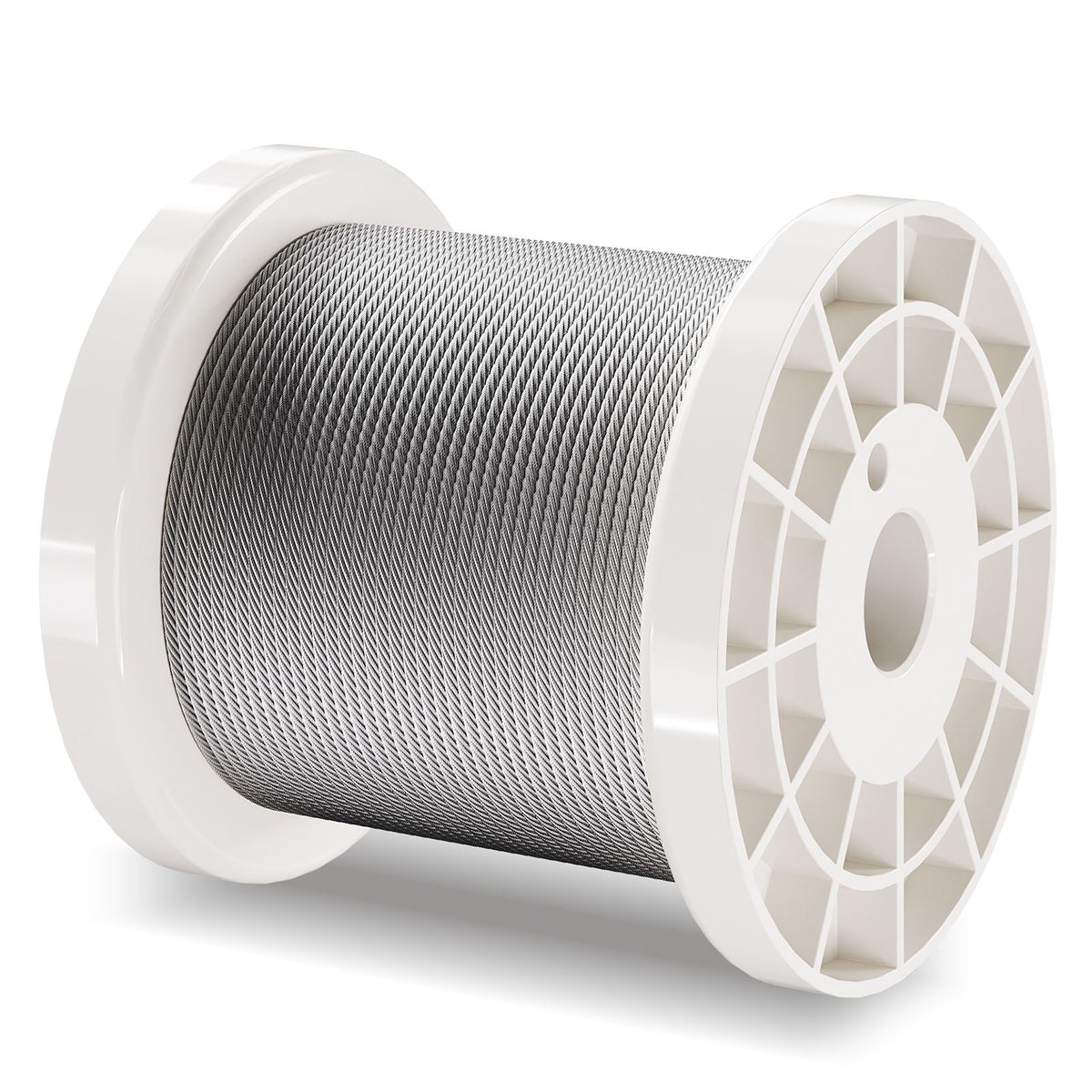Wire Rope Kit, 1/16" 330 ft 304 Stainless Steel Cable with 80 Sleeves and 20 Thimbles, 450 lbs Breaking Strength, 7x7 Strands Marine Aircraft Grade for Handrail Stair Decking Fence Outdoors