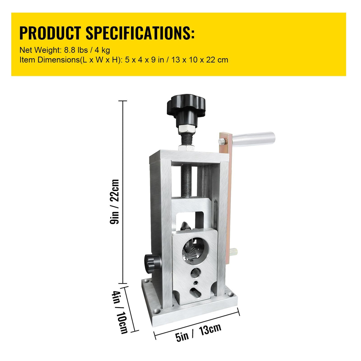 Wire Stripping Machine, 0.06-1.57 inches Drill Powered, Manual Copper Stripper w Heat Treated Steel Ultra Long Lasting Blade, Compact & Portable for Scrap Cable Peeling Recycling