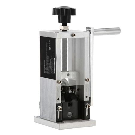 Wire Stripping Machine,Wire Stripper with Hand Crank or Drill Powered,0.06''-1.18'' Copper Wire Stripper,Visible Stripping Depth Reference,Portable Aluminum Frame Wire Peeler