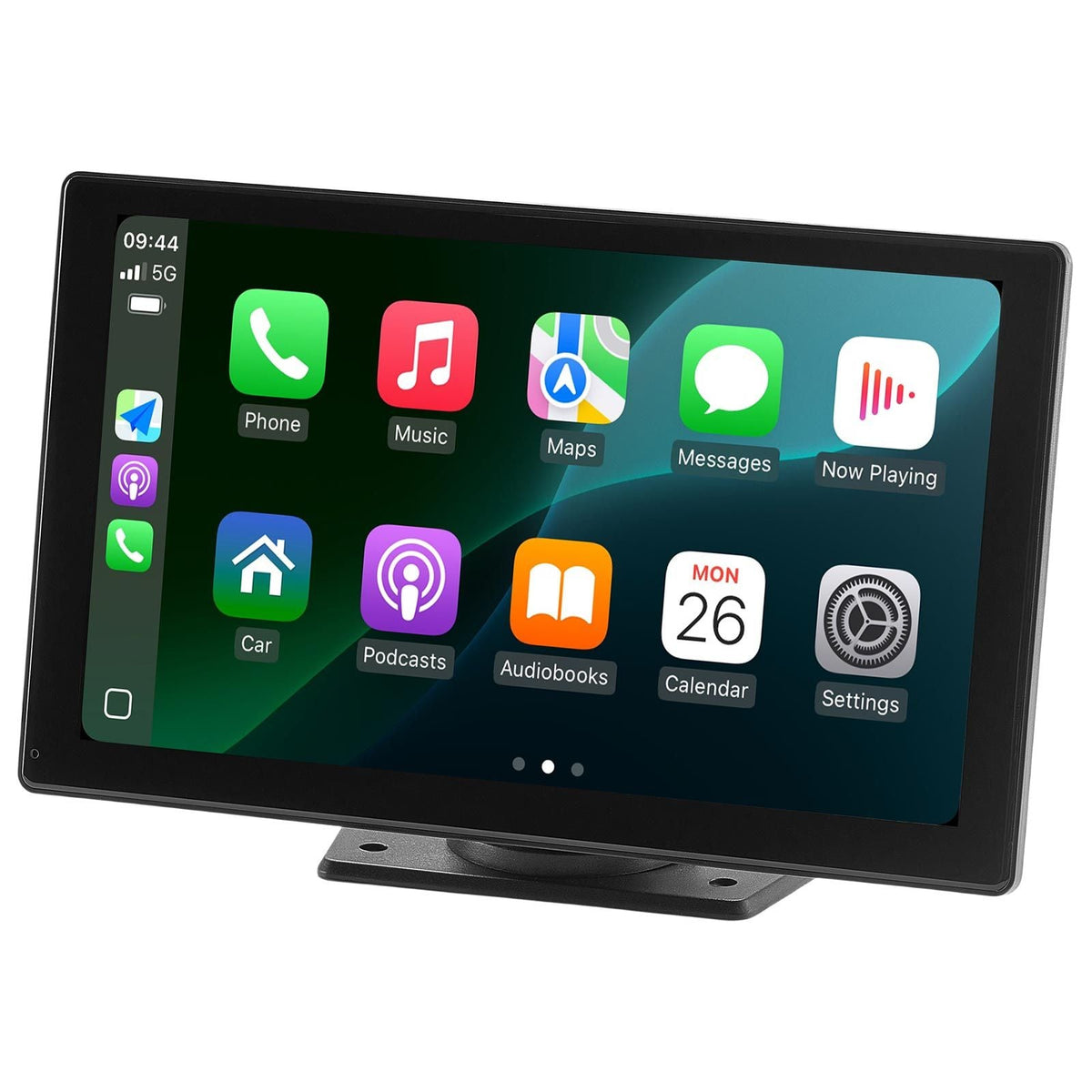 Wireless Car Stereo, 9-Inch HD Portable Radio Touch Screen Compatible with Apple CarPlay & Android Auto, CarPlay Screen with Backup Camera, Voice Control, Mirror Link, Bluetooth, GPS Navigation