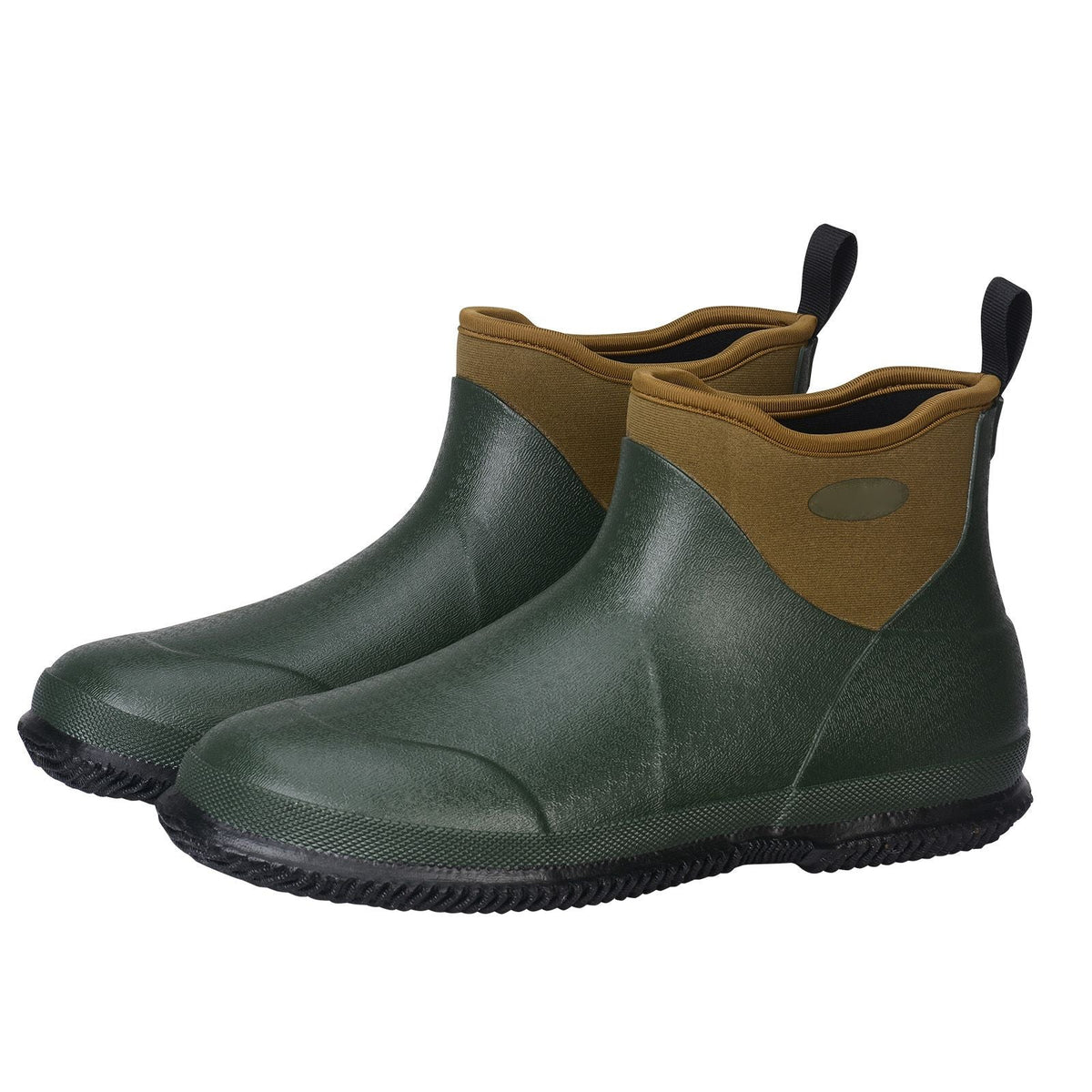 Women's Deck Boots, Waterproof Fishing Rain Boots, Anti-Slip Ankle Rubber Boots, Gardening Insulated Mud Boots, Neoprene Rubber, Lightweight & Durable, for Manufacturing, Farming, Size 7 US