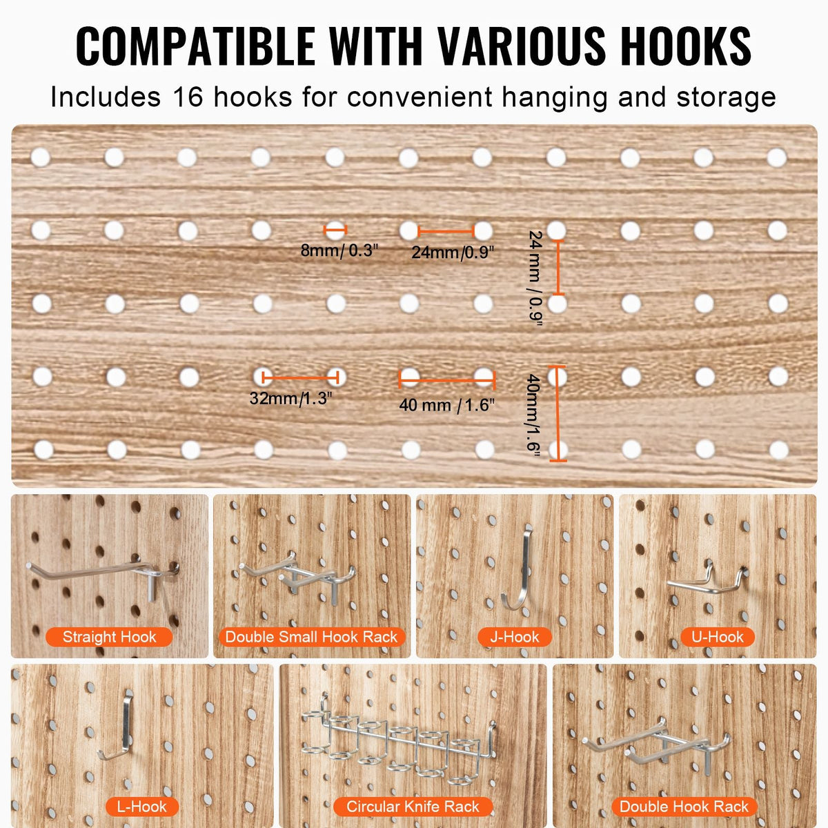 Wood Room Divider, 4 Panel Wood Folding Privacy Screen, 66.9 Inches Tall Indoor Carved Partition Divider, Portable Decoration Screen, for Room Separation, Home, Office, Restaurant & Bedroom