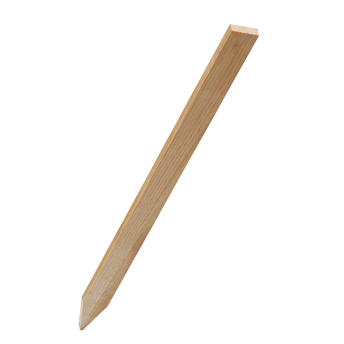 Wooden Garden Stakes, 25 Pcs 36 x 0.5 x1.5 in Survey Grading Stakes, Garden Ground Stake with Sharp Point, Fir Wood Plant Support Stake, Sign Posts for Silt Fence Backyard Boundaries Baselines