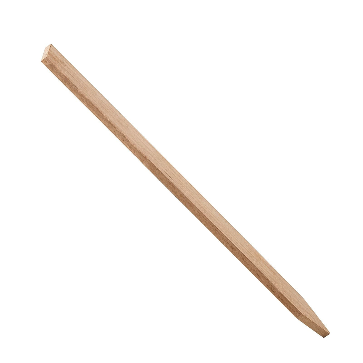 Wooden Garden Stakes, 25 Pcs 36 x 0.5 x1.5 in Survey Grading Stakes, Garden Ground Stake with Sharp Point, Fir Wood Plant Support Stake, Sign Posts for Silt Fence Backyard Boundaries Baselines