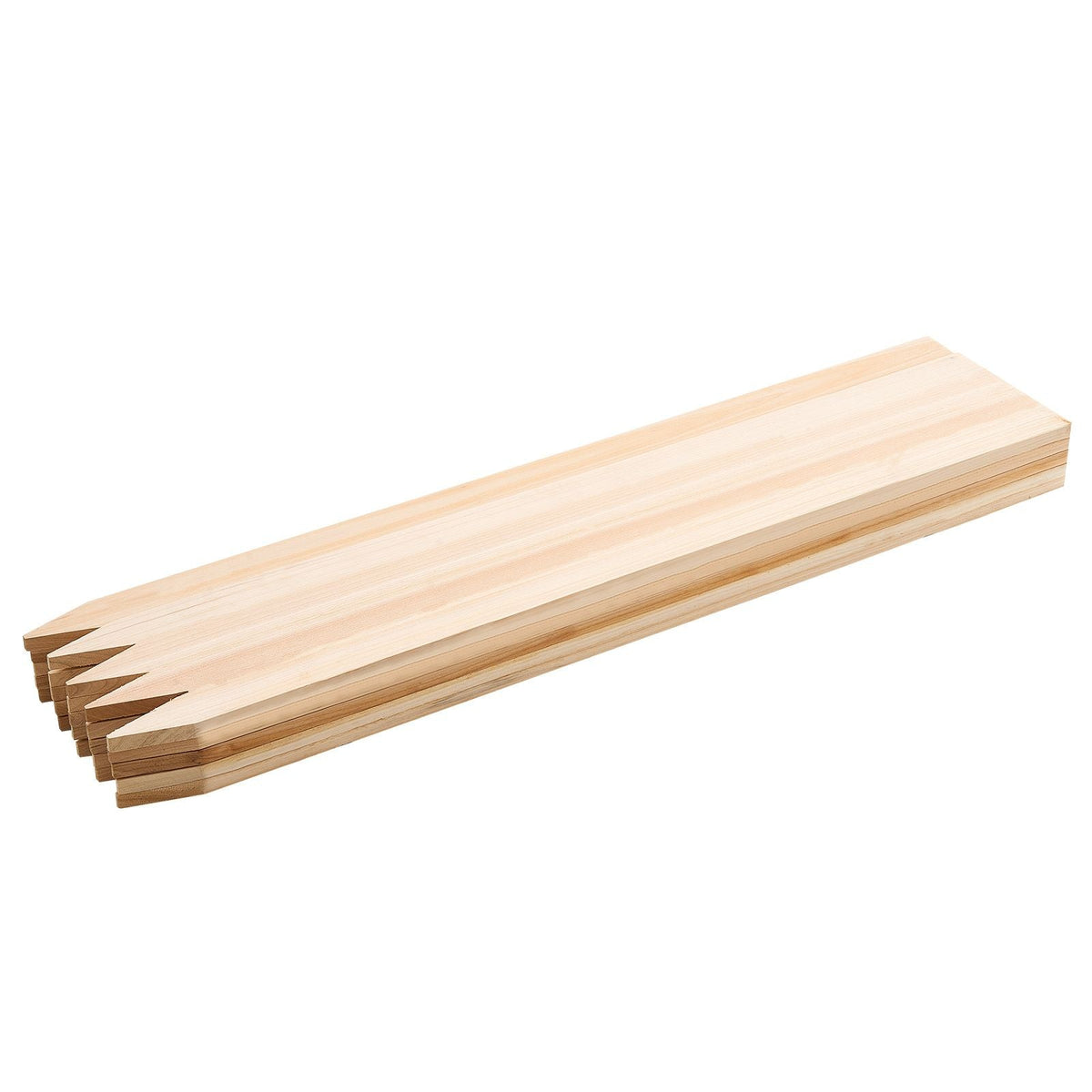 Wooden Garden Stakes, 25 Pcs 36 x 0.5 x1.5 in Survey Grading Stakes, Garden Ground Stake with Sharp Point, Fir Wood Plant Support Stake, Sign Posts for Silt Fence Backyard Boundaries Baselines