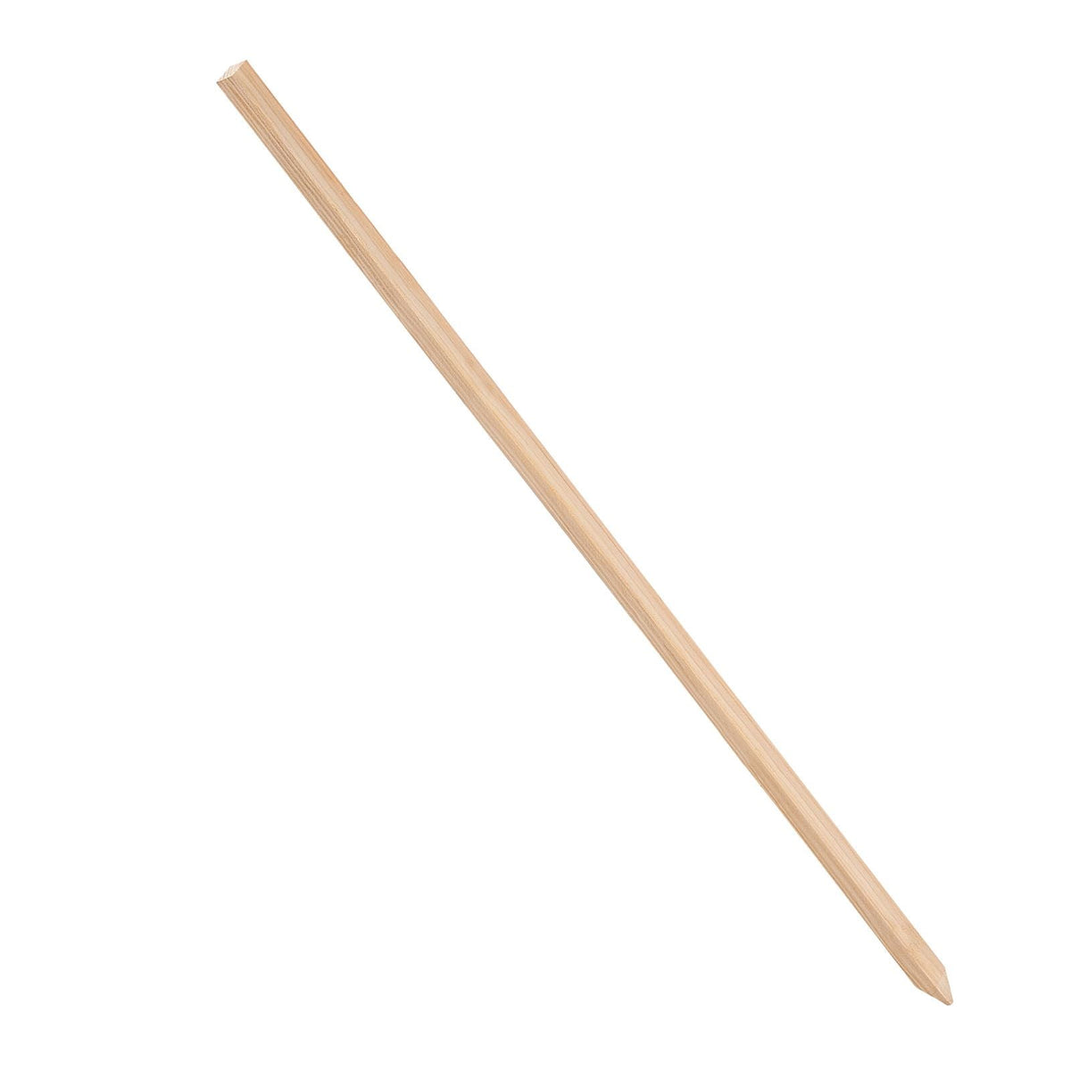 Wooden Garden Stakes, 25 Pcs 36x0.75x0.75 in Survey Grading Stakes, Garden Ground Stake with Sharp Point, Fir Wood Plant Support Stake, Sign Posts for Silt Fence Backyard Boundaries Baselines