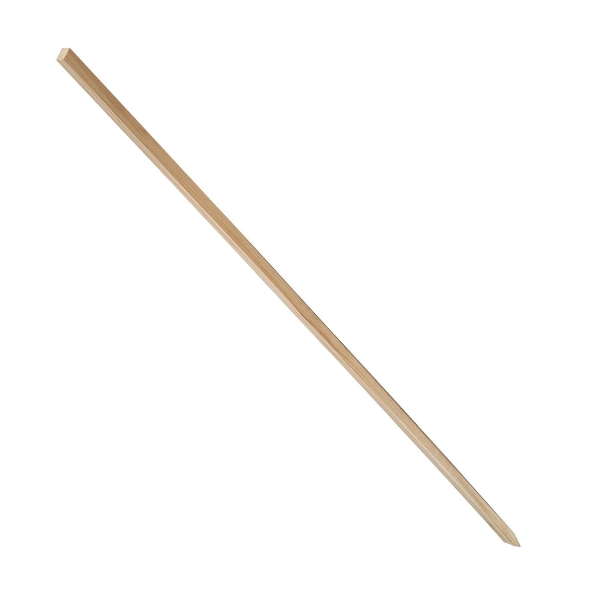 Wooden Garden Stakes, 25 Pcs 48x0.5x0.69 in Survey Grading Stakes, Garden Ground Stake with Sharp Point, Fir Wood Plant Support Stake, Sign Posts for Silt Fence Backyard Boundaries Baselines