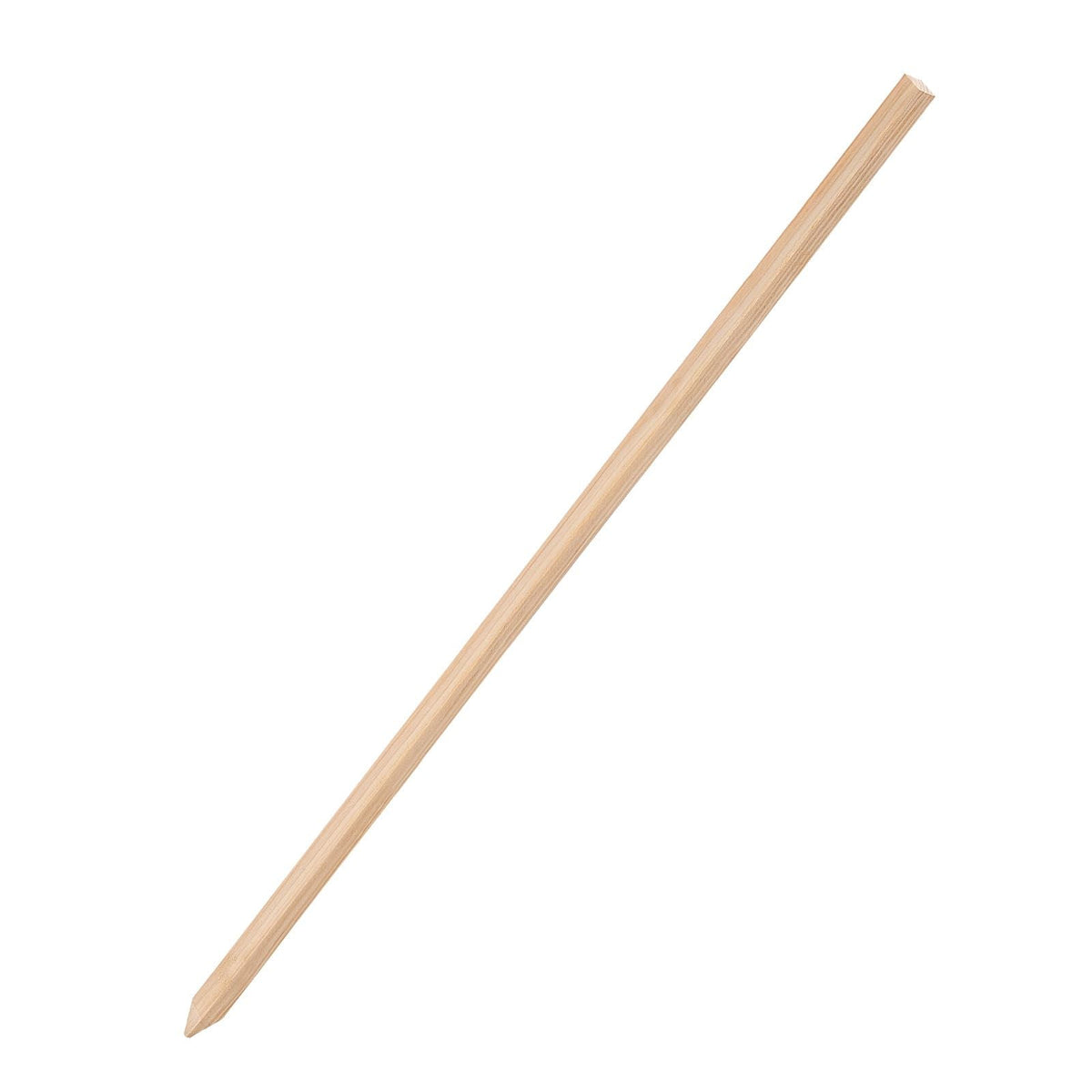 Wooden Garden Stakes, 25 Pcs 48x0.75x0.75 in Survey Grading Stakes, Garden Ground Stake with Sharp Point, Fir Wood Plant Support Stake, Sign Posts for Silt Fence Backyard Boundaries Baselines