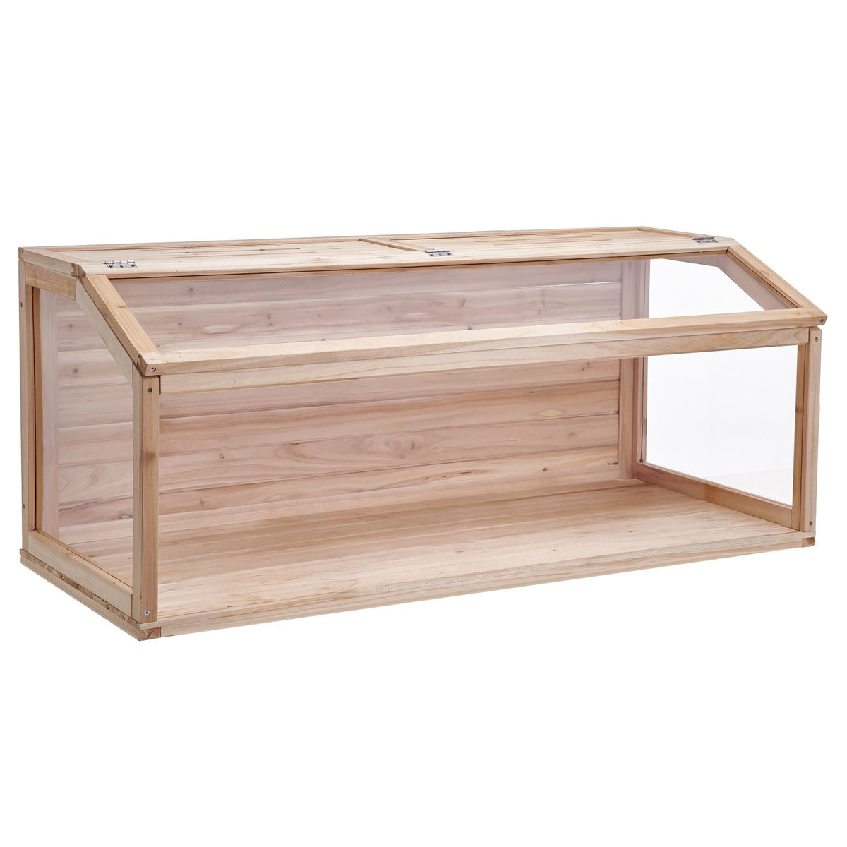 Wooden Hamster Cage, 270° Viewing Hamster Habitat, 48 x 20 x 20in, Dwarf Hamster Cages with Openable Top, Ventilated Small Animal Cage, Pet Mouse Cage for Gerbils, Rats, Guinea Pigs, Mice