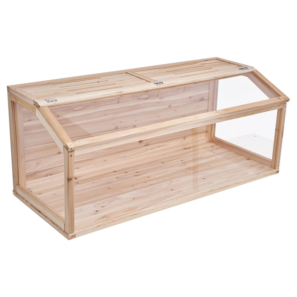 Wooden Hamster Cage, 270° Viewing Hamster Habitat, 48 x 20 x 20in, Dwarf Hamster Cages with Openable Top, Ventilated Small Animal Cage, Pet Mouse Cage for Gerbils, Rats, Guinea Pigs, Mice
