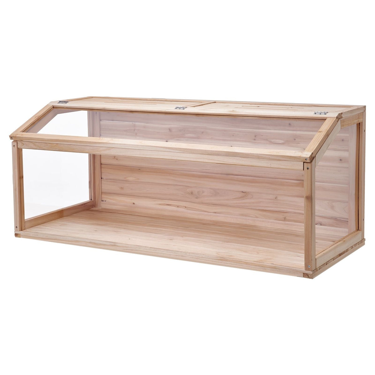 Wooden Hamster Cage, 270° Viewing Hamster Habitat, 48 x 20 x 20in, Dwarf Hamster Cages with Openable Top, Ventilated Small Animal Cage, Pet Mouse Cage for Gerbils, Rats, Guinea Pigs, Mice