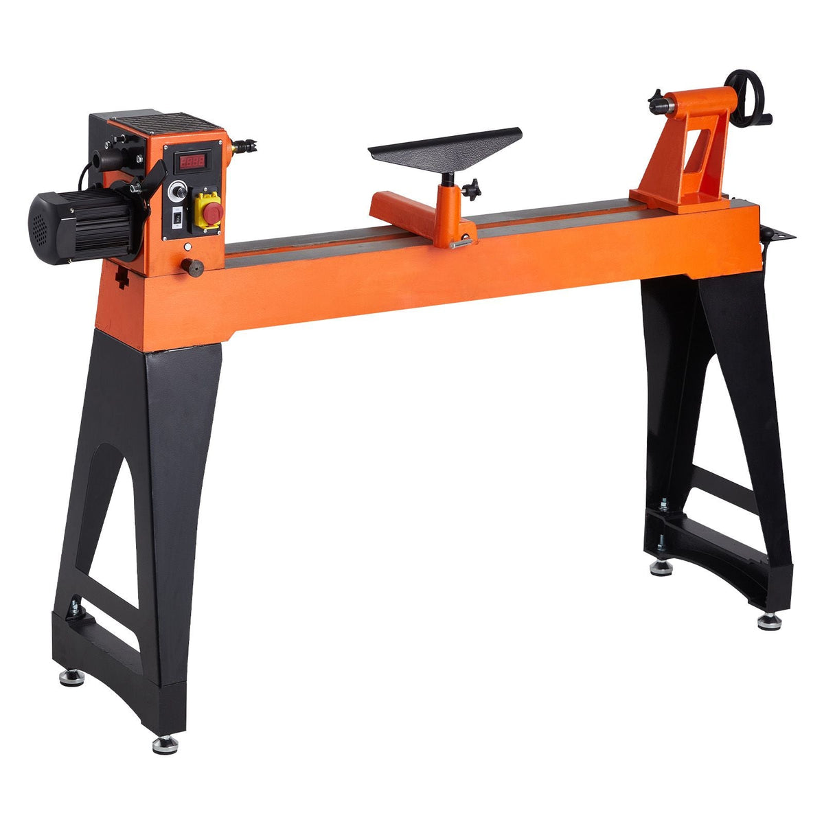 Woodworking Lathe, 1.5 HP, Wood Lathe Machine with 0 to 3200 RPM Variable Speed, 16 x 40 in Workbench, Brushless DC Motor, Cast Iron Body, Tool Rest, for Medium to Large Projects Woodworking