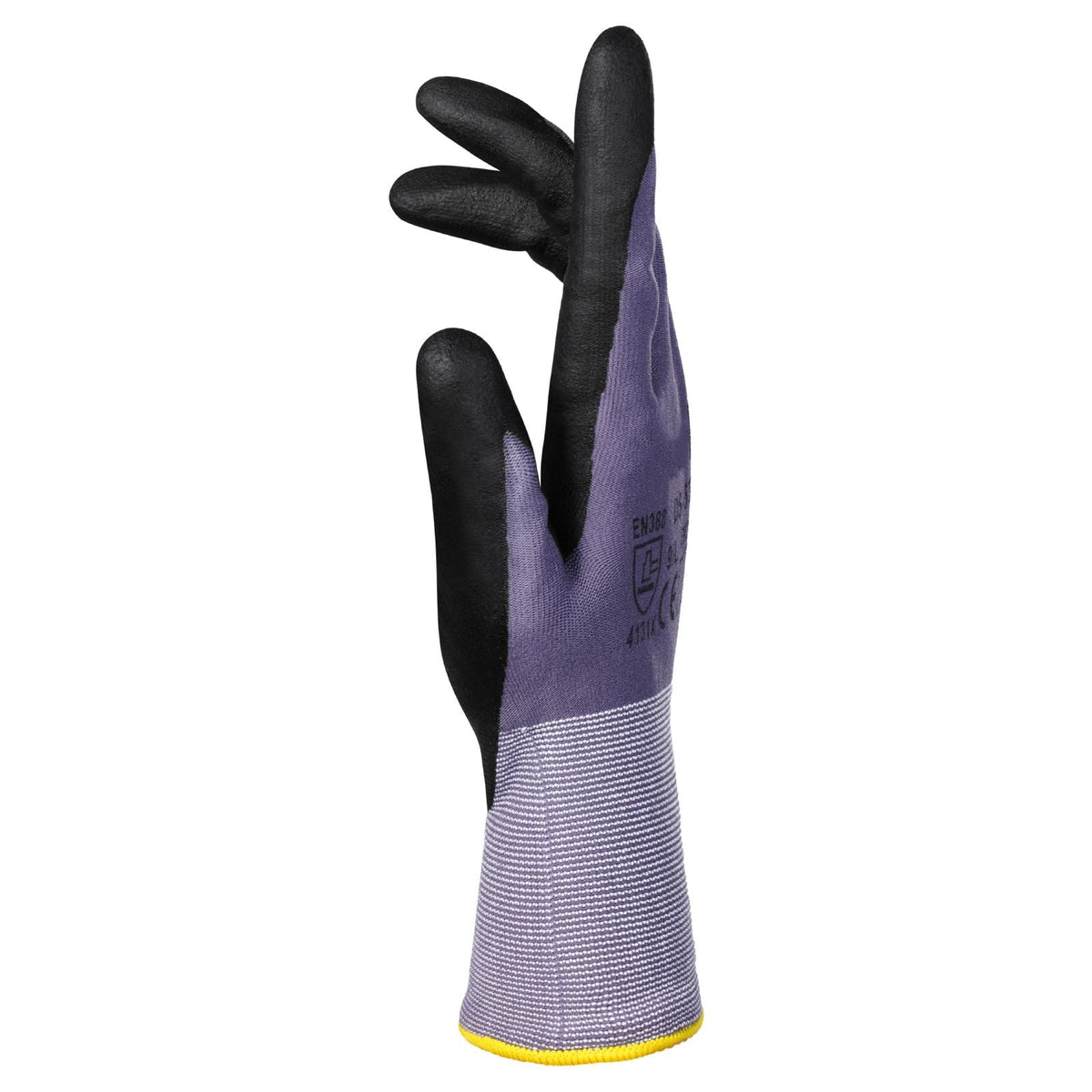Work Gloves 12 Pairs Touch Screen Nitrile-Coated Garden Construction Gloves