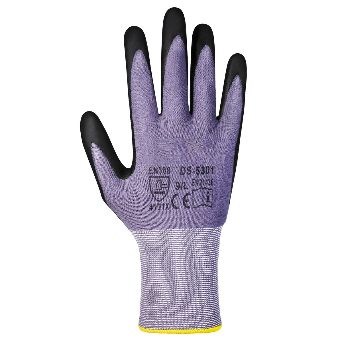 Work Gloves 12 Pairs Touch Screen Nitrile-Coated Garden Construction Gloves