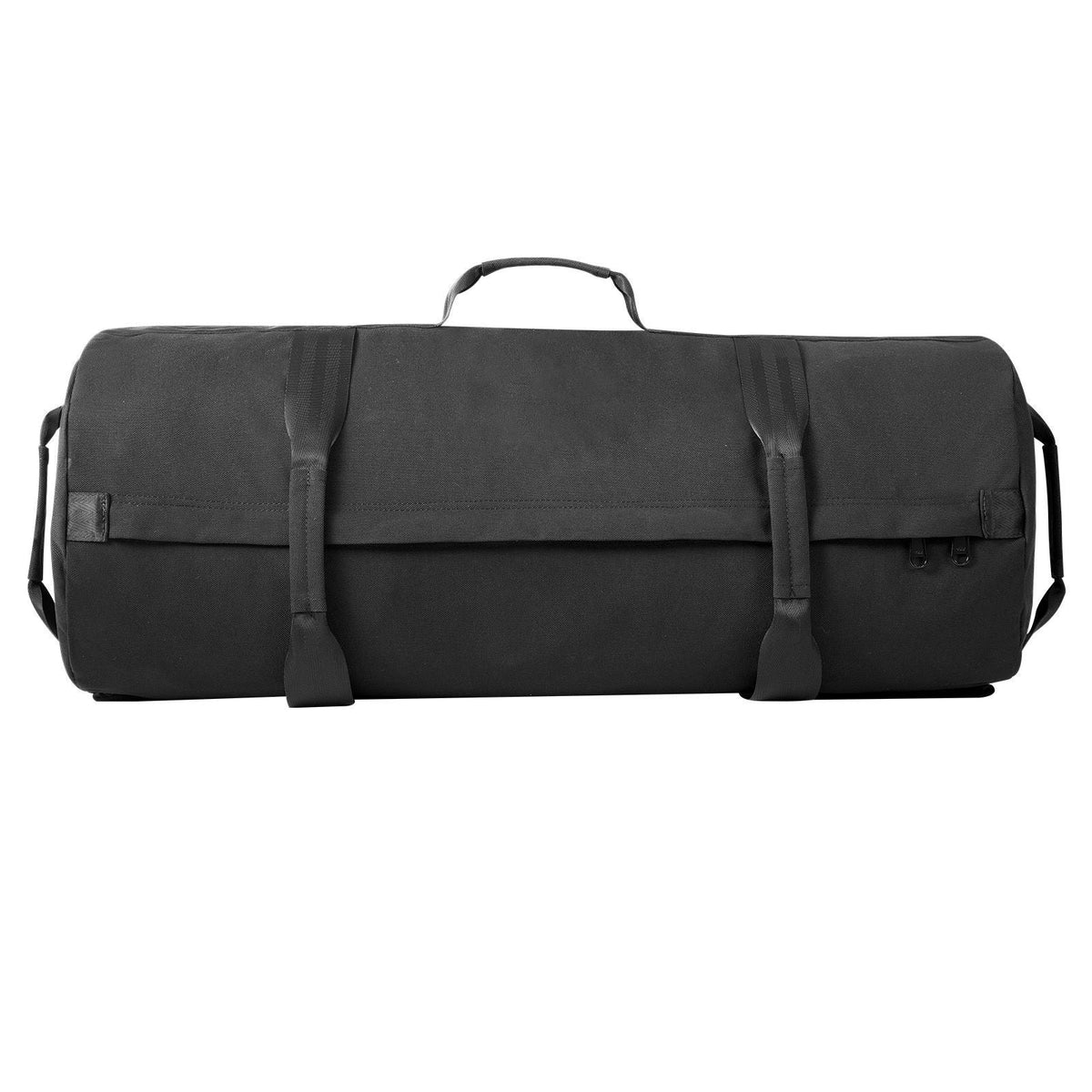 Workout Sandbag, Heavy Duty Workout Power Bags with Handles, 50-125 lbs Adjustable Slam Bag for Fitness Strength Weight Training Cross-Training, Home Gym Exercise, Black (Unfilled)