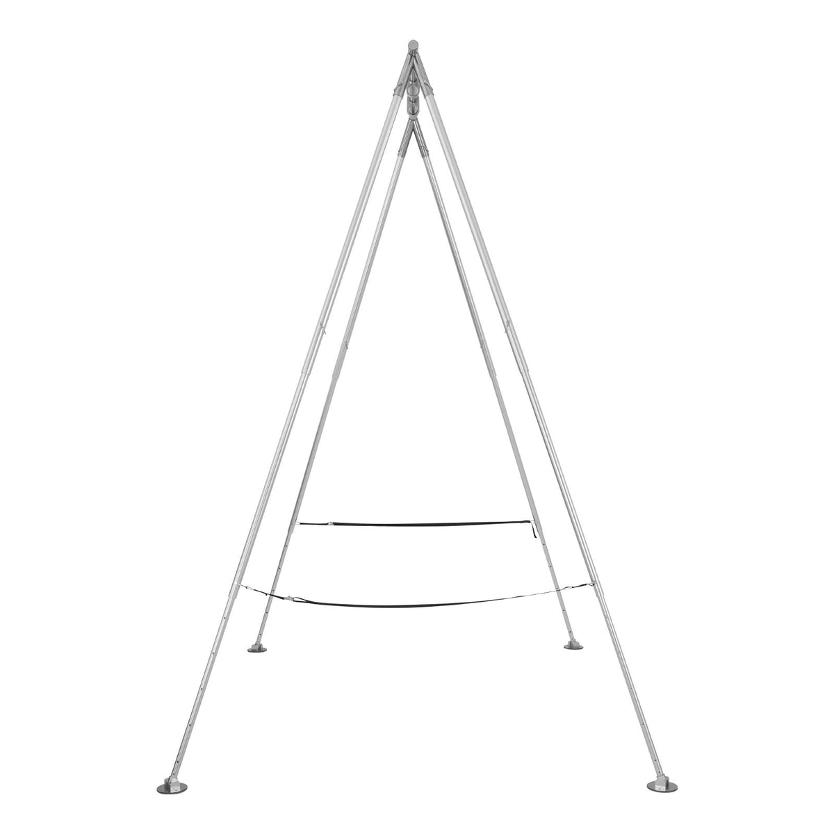 Yoga Stand Frame, Max 310 lbs Load Swing Stand, Triangular Structure Pull Up Stands, Aerial Silk Stands with Height Adjustable & Aluminum Frame Legs, Stainless Steel Top Bar