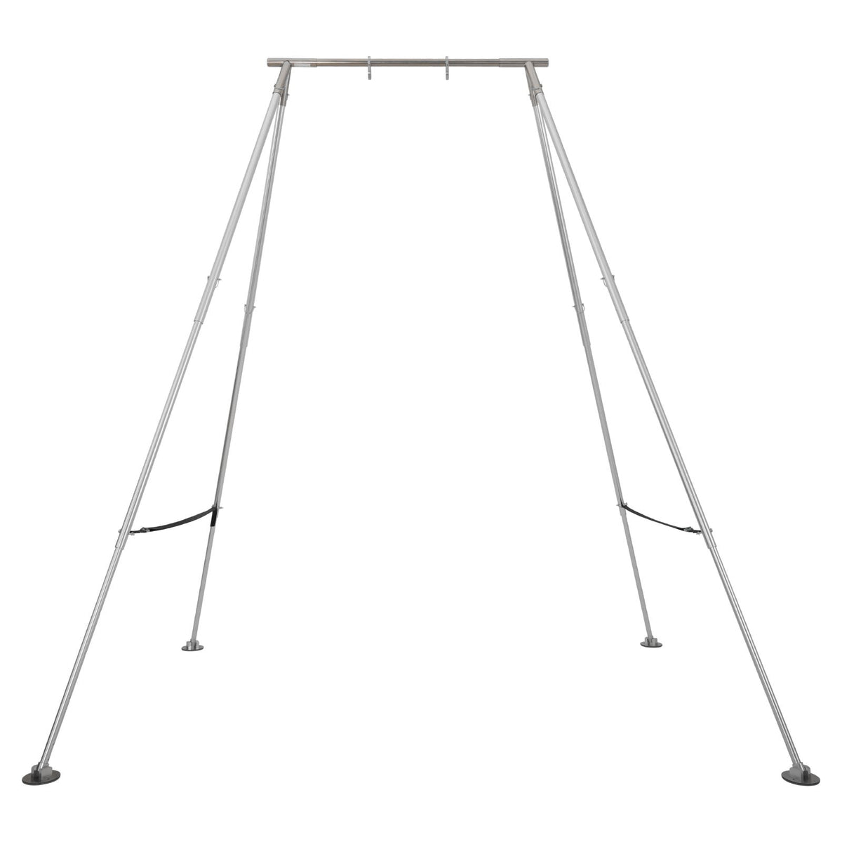 Yoga Stand Frame, Max 310 lbs Load Swing Stand, Triangular Structure Pull Up Stands, Aerial Silk Stands with Height Adjustable & Aluminum Frame Legs, Stainless Steel Top Bar
