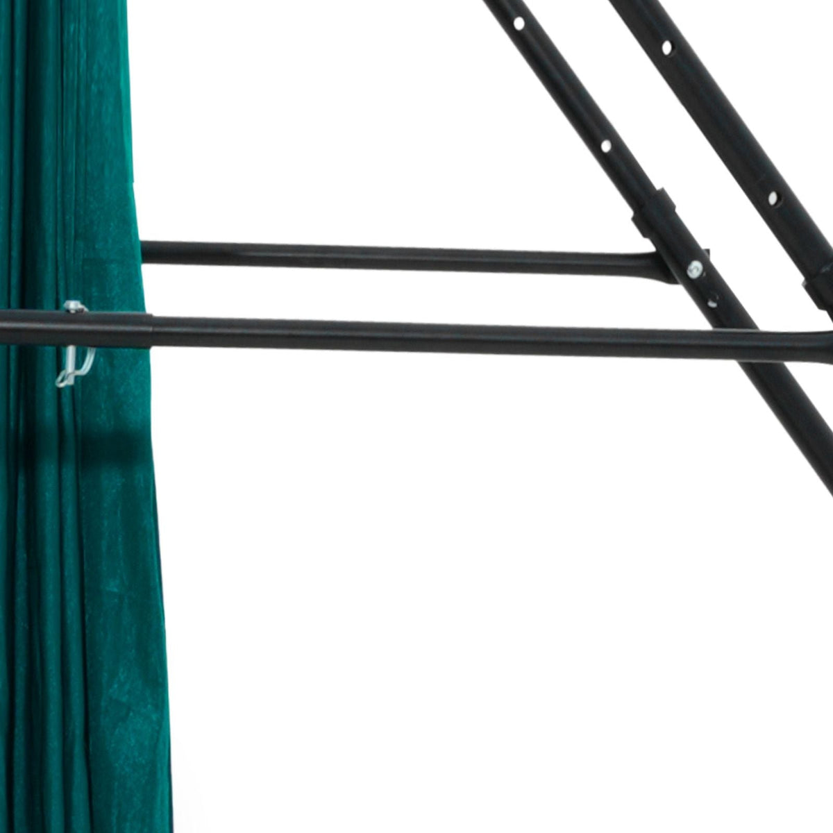 Yoga Stand Frame, Max 440.9 lbs Load Swing Stand, Triangular Structure Pull Up Stands, Aerial Silk Stands with EVA Foam & 6.6-yard Yoga Hammock, 4-Level Horizontal & 6-Level Vertical Adjustment