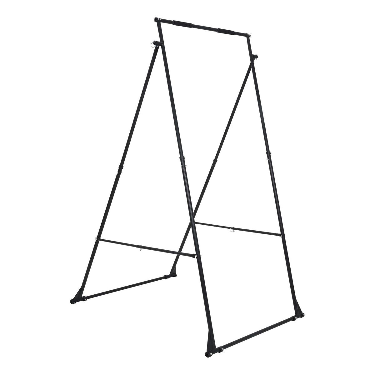 Yoga Stand Frame, Max 440.9 lbs Load Swing Stand, Triangular Structure Yoga Aerial Rig, Aerial Silk Stands with EVA Foam, 4-Level Horizontal & 6-Level Vertical Adjustment, Multi-Functional