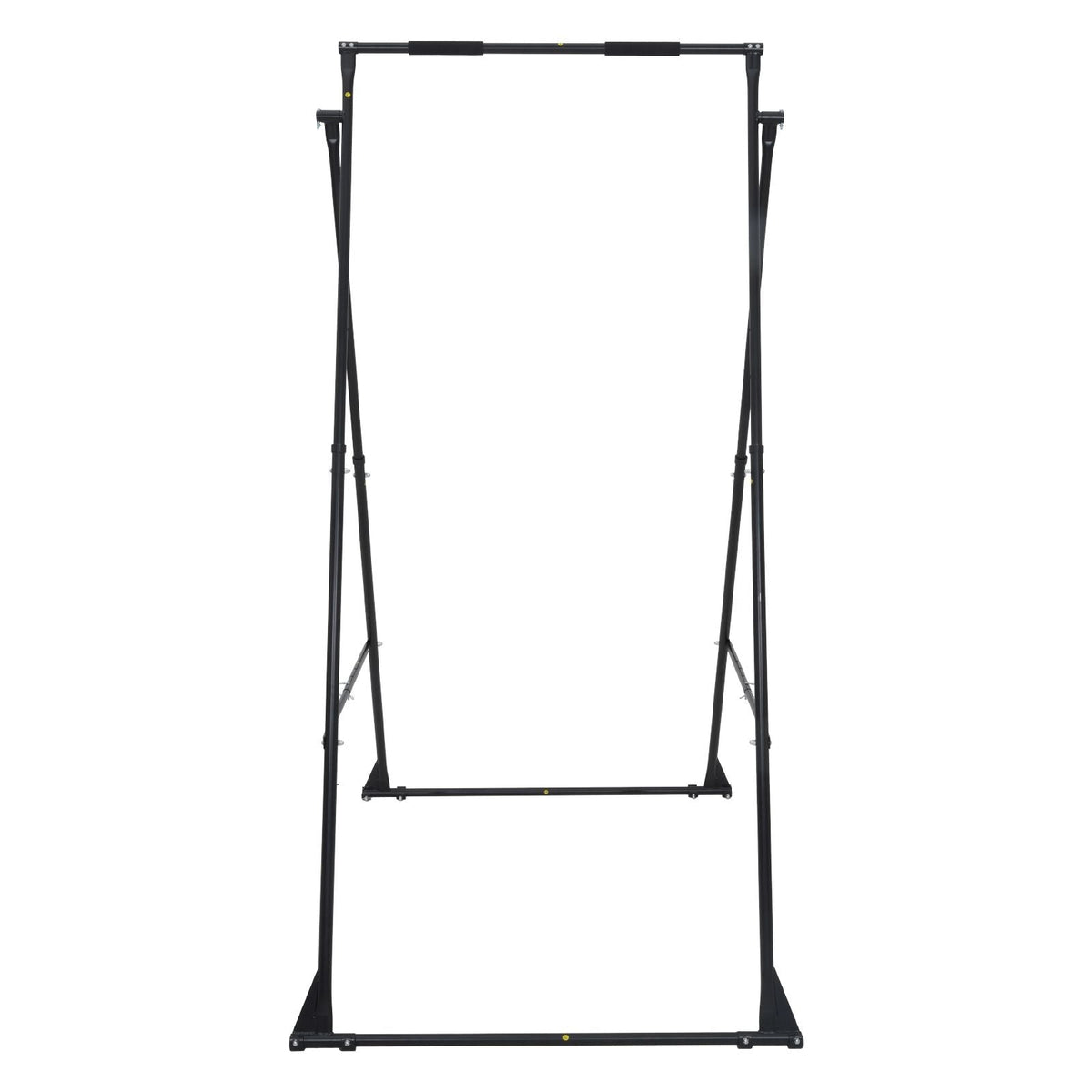 Yoga Stand Frame, Max 440.9 lbs Load Swing Stand, Triangular Structure Yoga Aerial Rig, Aerial Silk Stands with EVA Foam, 4-Level Horizontal & 6-Level Vertical Adjustment, Multi-Functional